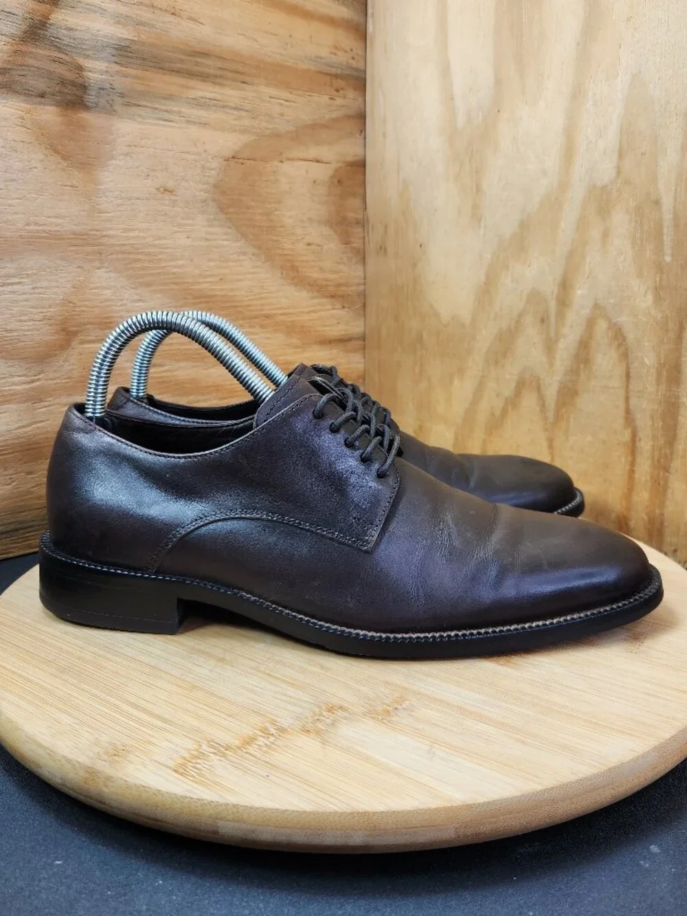 Cole Haan Mens Brown Lace Up Dress Shoes Size 7